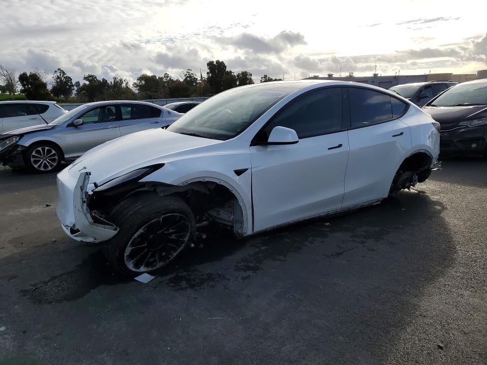 2021 TESLA MODEL Y — VIN 5YJYGDEE1MF137854