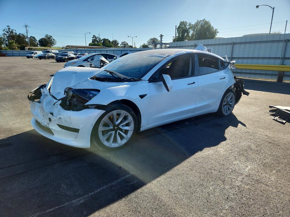 2022 TESLA MODEL 3 — VIN 5YJ3E1EB3NF145394