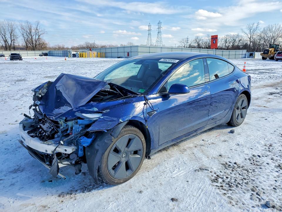 2022 TESLA MODEL 3 — VIN 5YJ3E1EB1NF265209