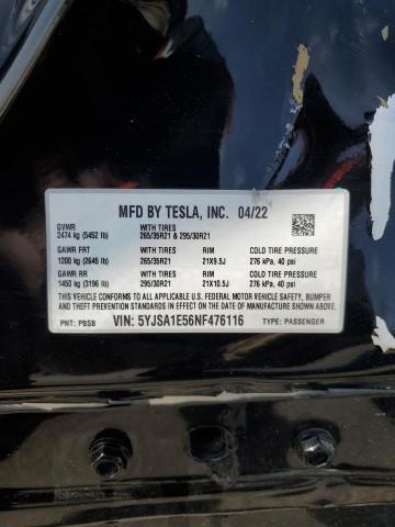 5YJSA1E56NF476116