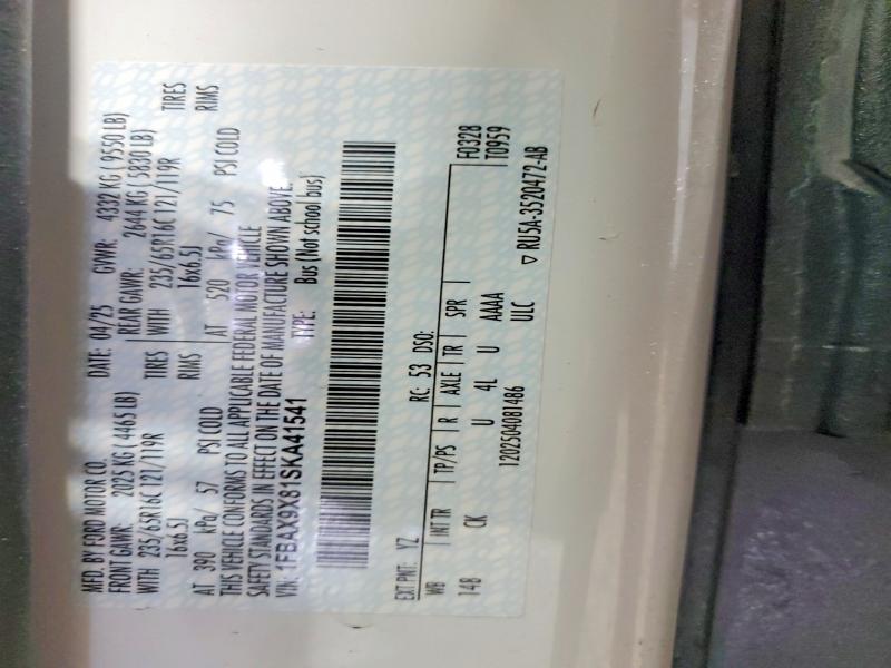 1FBAX9X81SKA41541