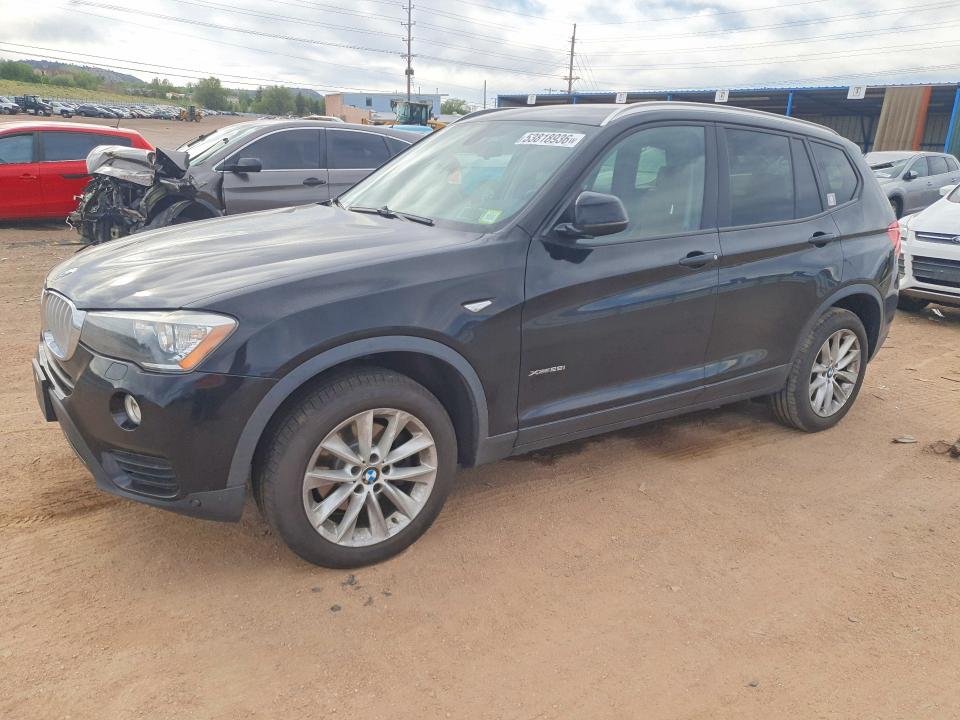 2016 BMW X3 — VIN 5UXWX9C50G0D94838