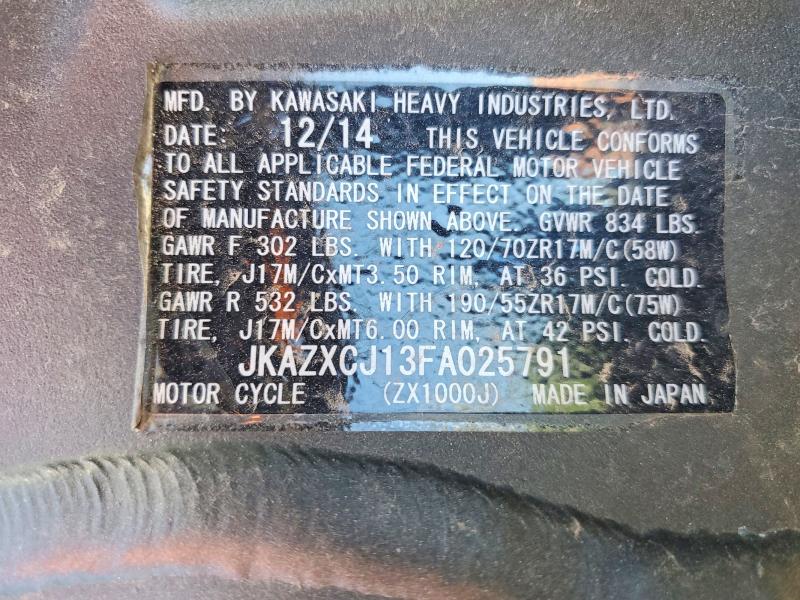 JKAZXCJ13FA025791