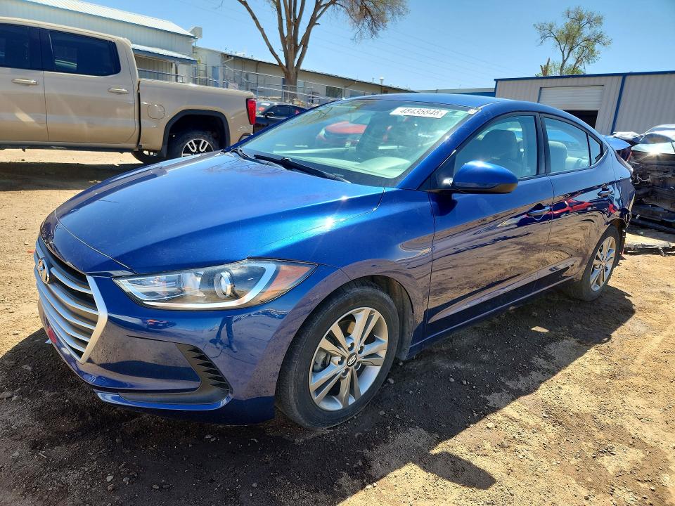 2018 HYUNDAI ELANTRA — VIN 5NPD84LF0JH295686