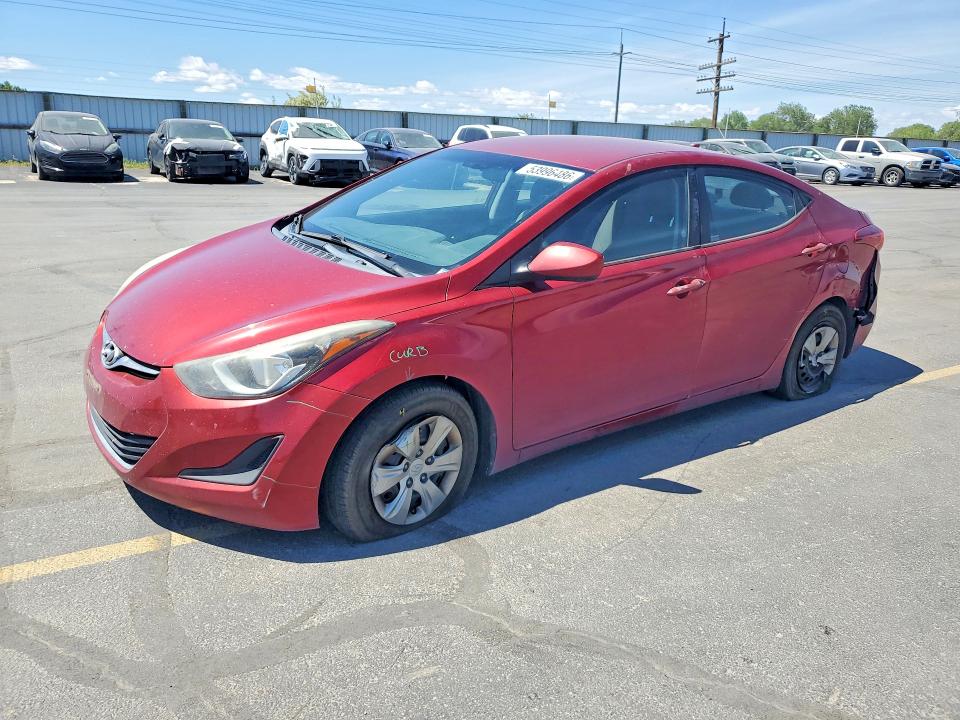 2016 HYUNDAI ELANTRA — VIN 5NPDH4AE3GH705755