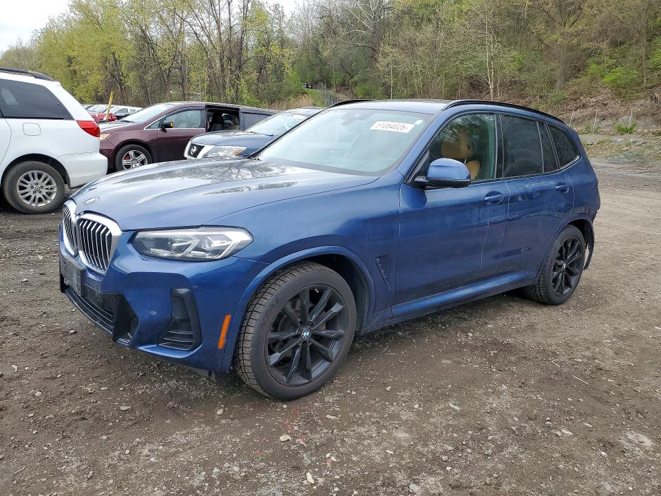 2022 BMW X3 — VIN 5UX53DP06N9K07309