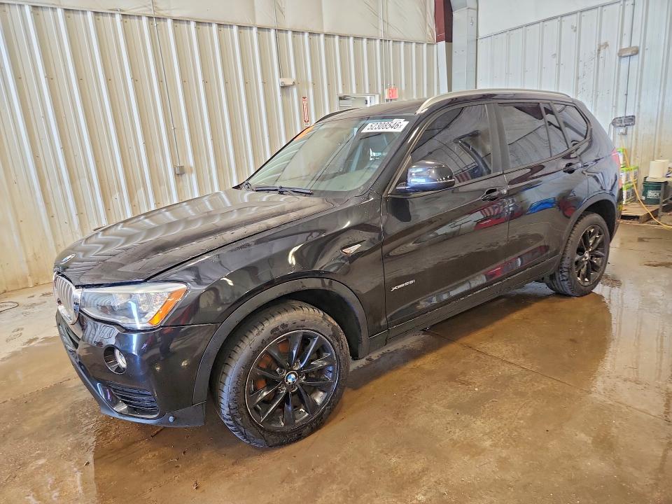 2016 BMW X3 — VIN 5UXWX9C56G0D91328