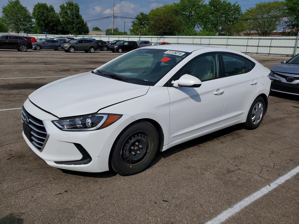 2018 HYUNDAI ELANTRA — VIN 5NPD74LF4JH338199