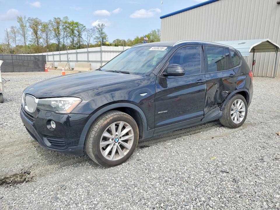 2017 BMW X3 — VIN 5UXWZ7C56H0V86178