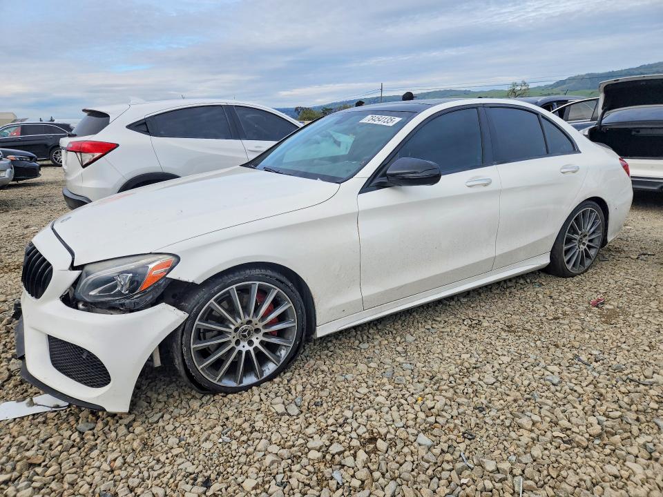 2018 MERCEDES-BENZ C — VIN 55SWF4JB4JU245191