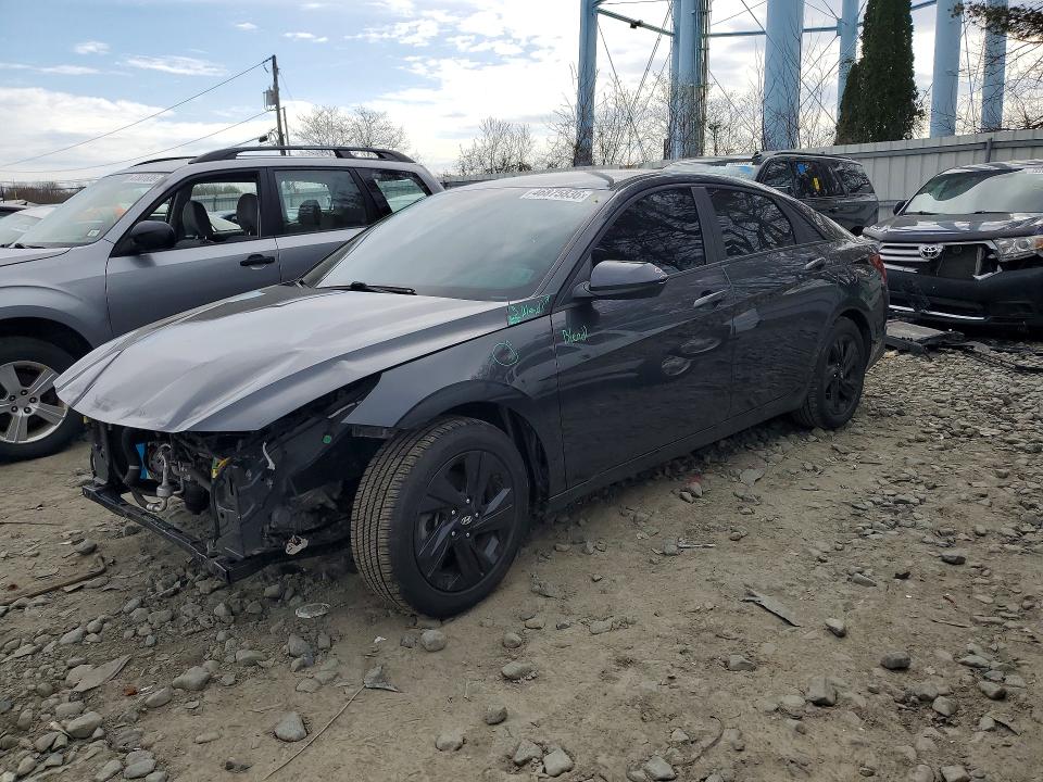 2021 HYUNDAI ELANTRA — VIN 5NPLS4AG7MH008292