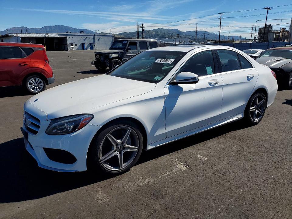 2018 MERCEDES-BENZ C — VIN 55SWF4JB9JU244411