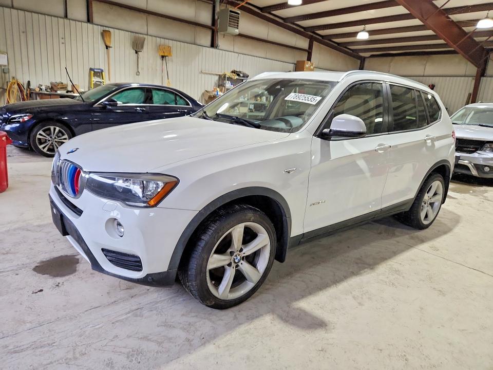 2017 BMW X3 — VIN 5UXWX9C34H0W76218