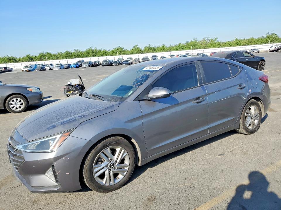 2019 HYUNDAI ELANTRA — VIN 5NPD84LFXKH446437