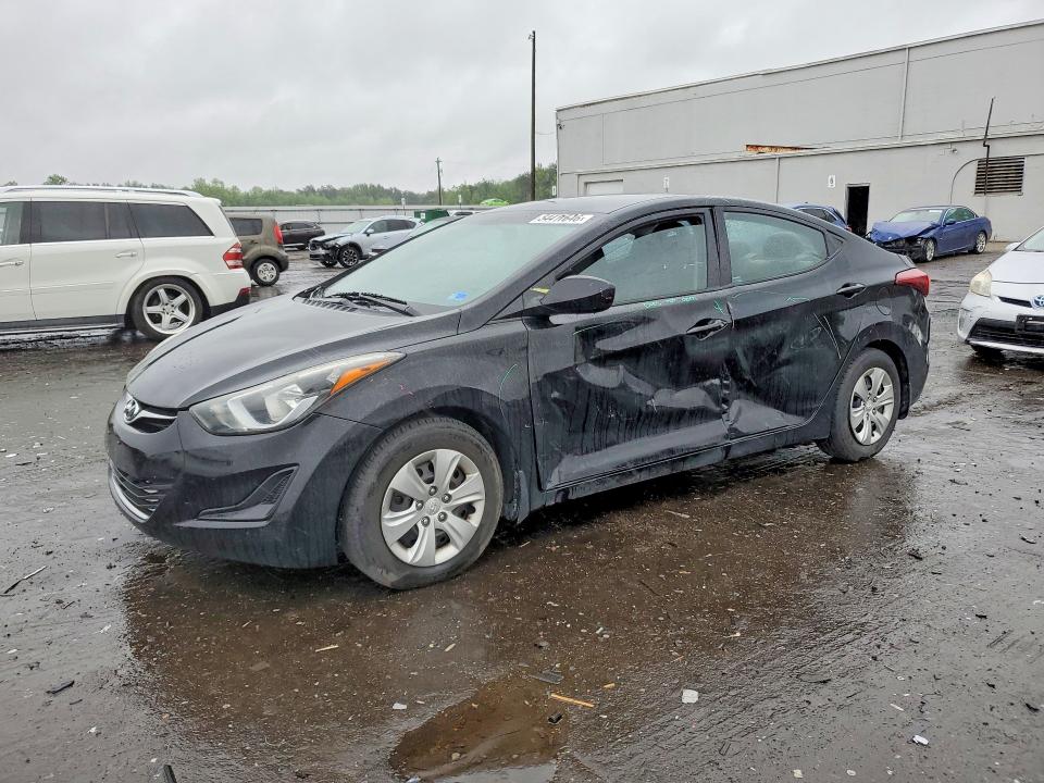 2016 HYUNDAI ELANTRA — VIN 5NPDH4AEXGH753513
