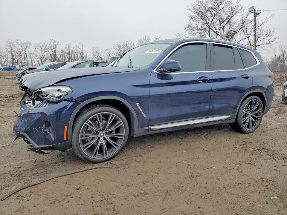 2022 BMW X3 — VIN 5UX53DP01N9M75975
