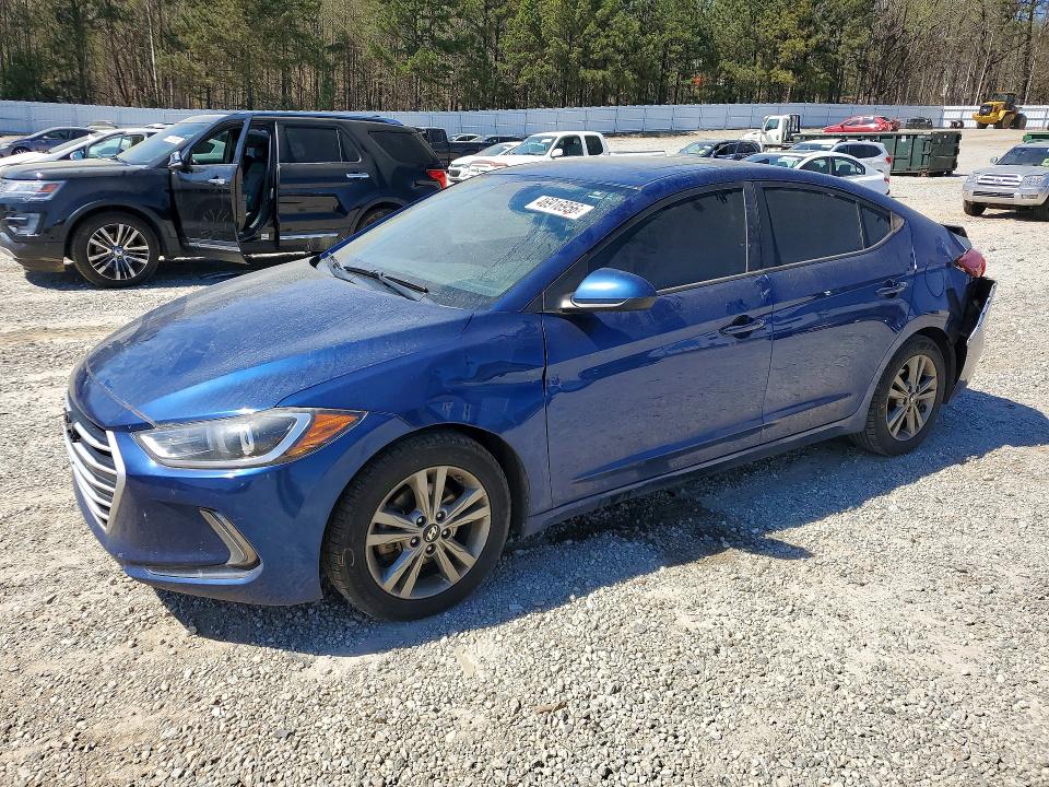 2018 HYUNDAI ELANTRA — VIN 5NPD84LF7JH374451