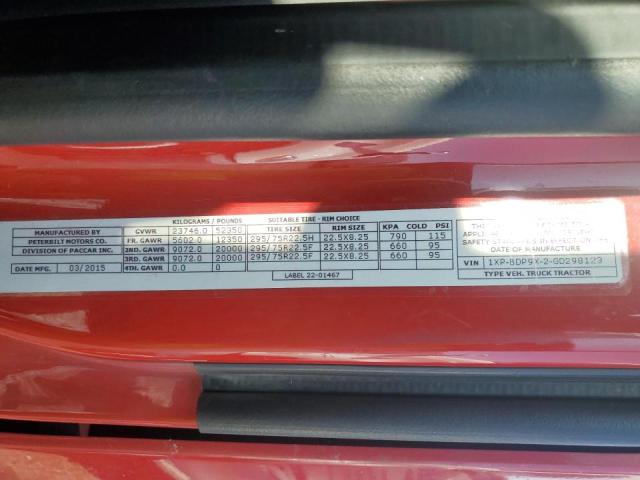 1XPBDP9X2GD298123