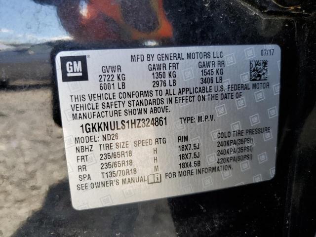1GKKNULS1HZ324861