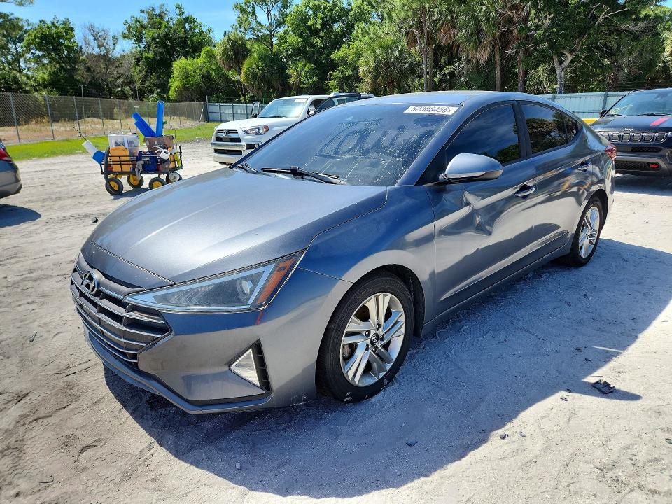 2019 HYUNDAI ELANTRA — VIN 5NPD84LF6KH446547