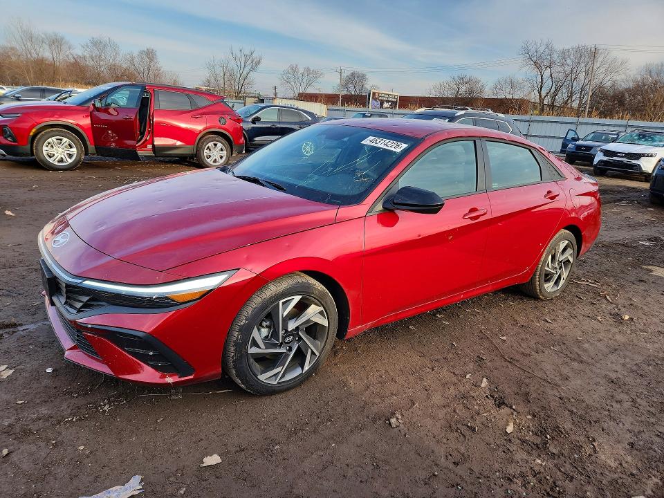 2025 HYUNDAI ELANTRA — VIN KMHLM4DGXSU991814