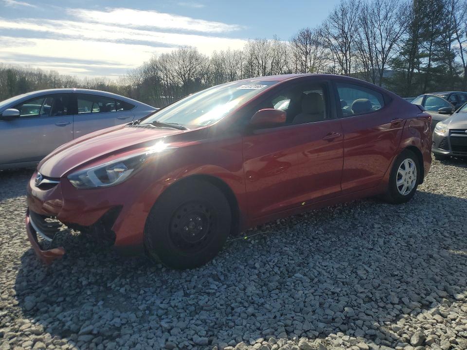 2016 HYUNDAI ELANTRA — VIN 5NPDH4AEXGH753415