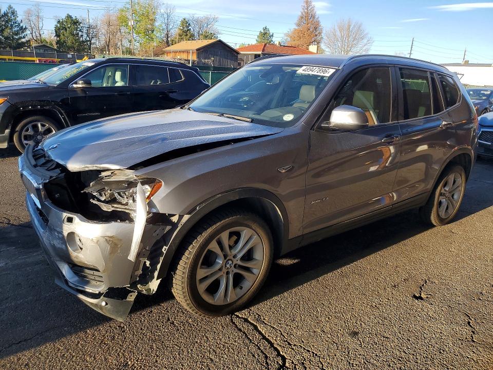 2017 BMW X3 — VIN 5UXWX7C53H0U42254