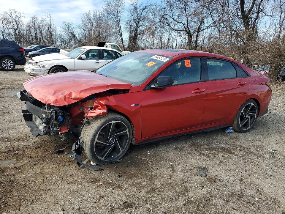 2022 HYUNDAI ELANTRA — VIN KMHLR4AF8NU244214