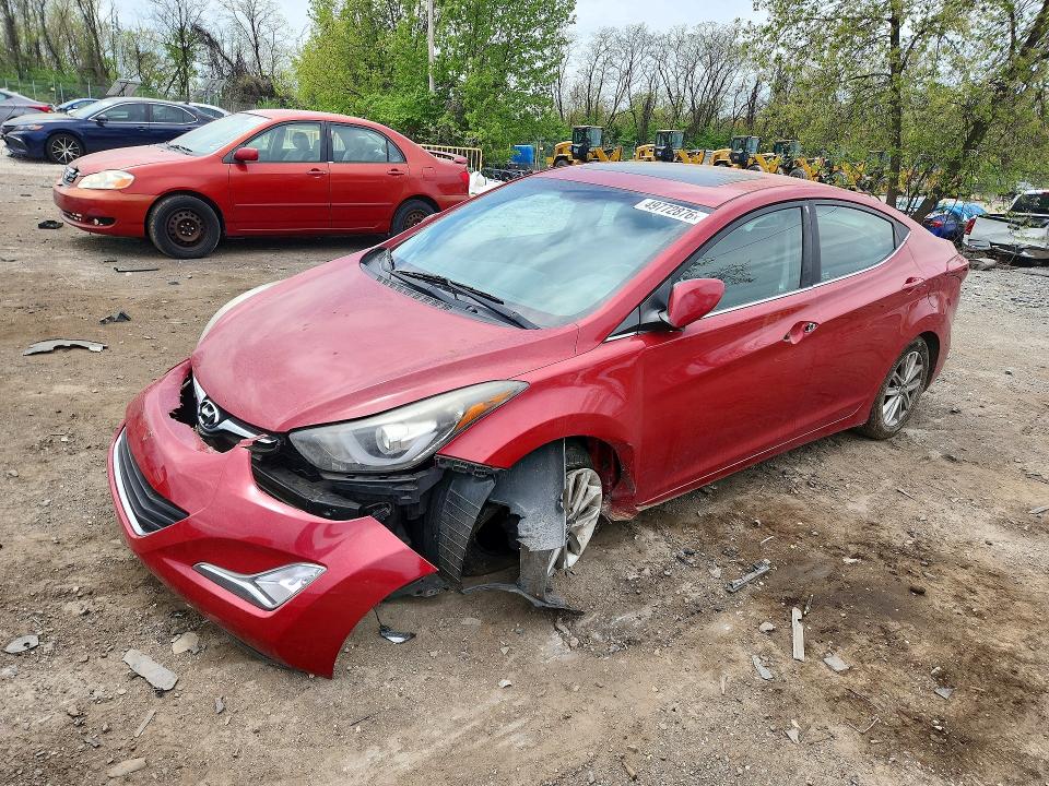 2015 HYUNDAI ELANTRA — VIN KMHDH4AE3FU223867