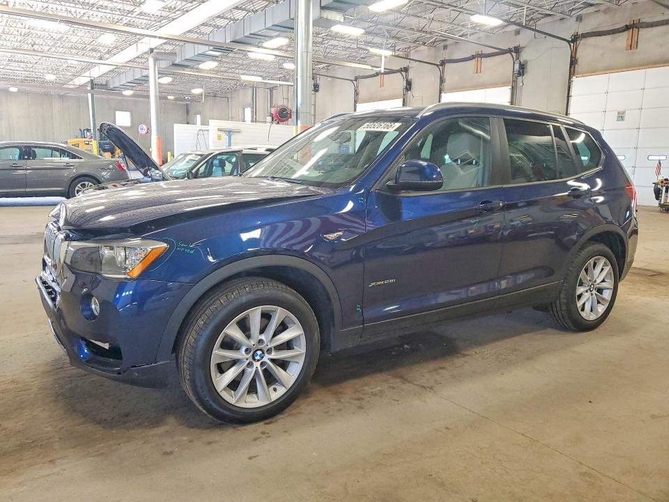 2017 BMW X3 — VIN 5UXWX9C30H0T19814