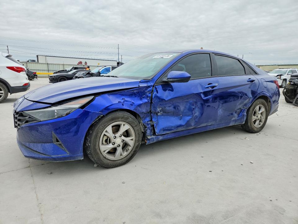 2021 HYUNDAI ELANTRA — VIN 5NPLL4AG7MH037630