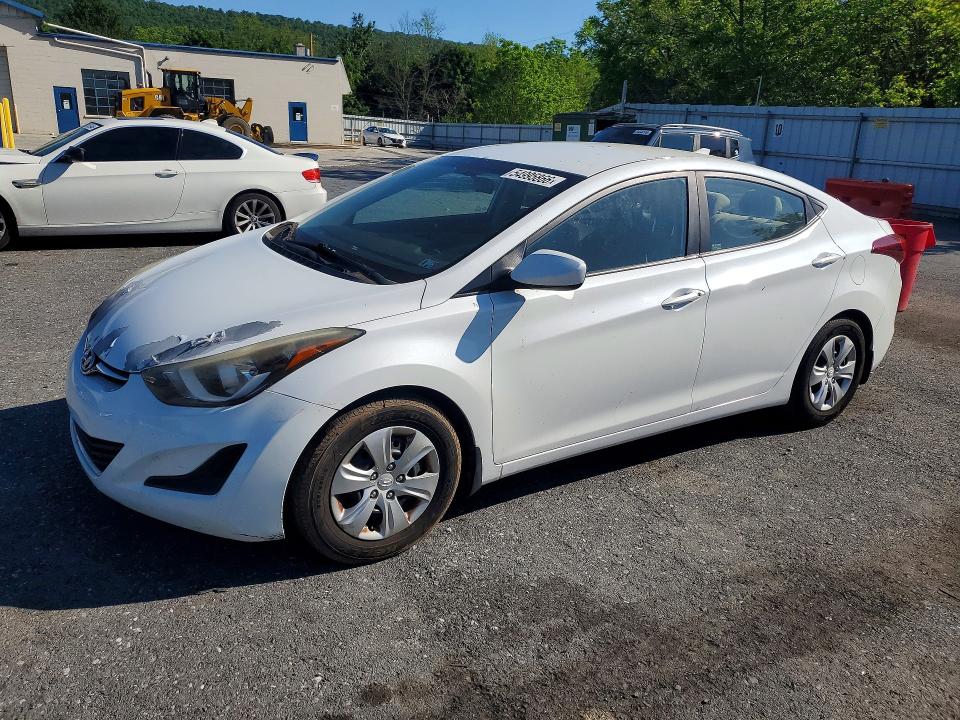 2016 HYUNDAI ELANTRA — VIN 5NPDH4AE5GH713100