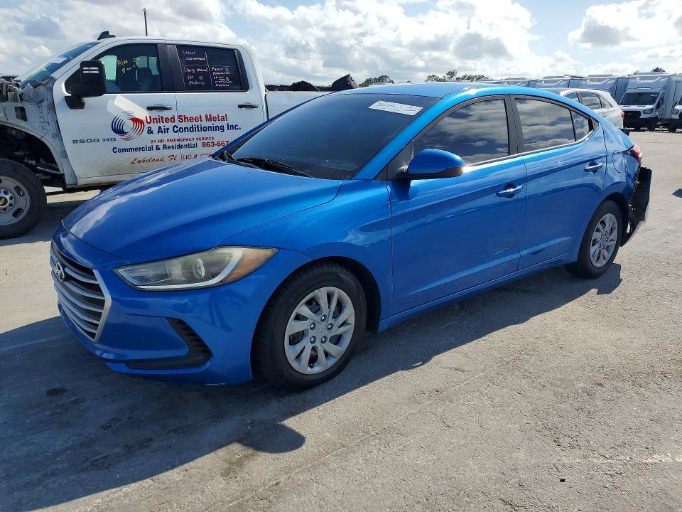 2017 HYUNDAI ELANTRA — VIN KMHD74LF7HU075041