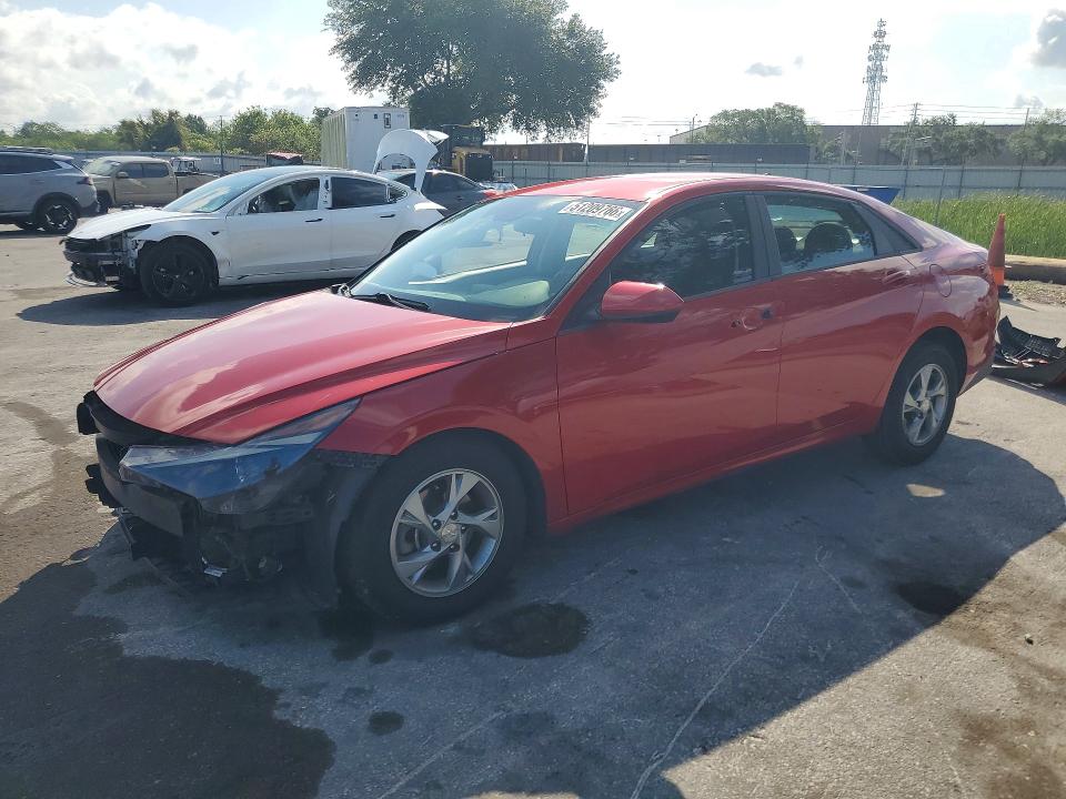 2021 HYUNDAI ELANTRA — VIN 5NPLL4AG8MH047860