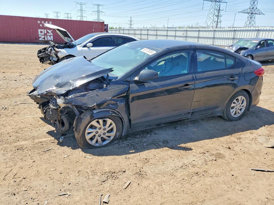 2018 HYUNDAI ELANTRA — VIN 5NPD74LF7JH345681
