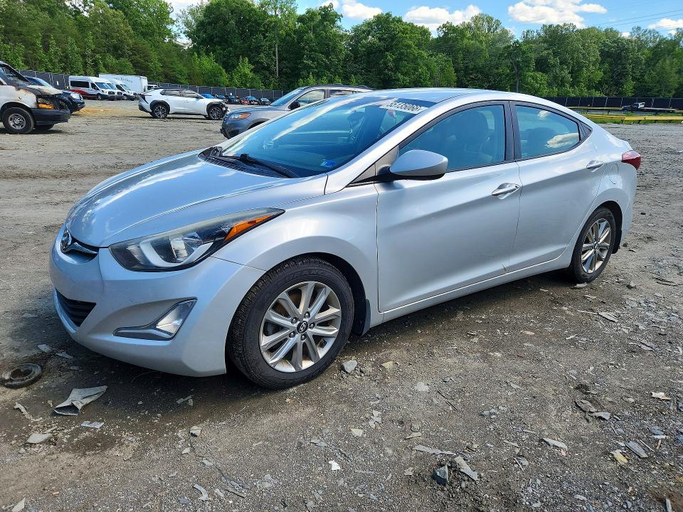 2015 HYUNDAI ELANTRA — VIN 5NPDH4AE6FH613487