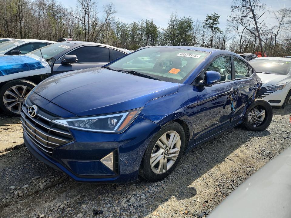 2020 HYUNDAI ELANTRA — VIN 5NPD84LF6LH508031