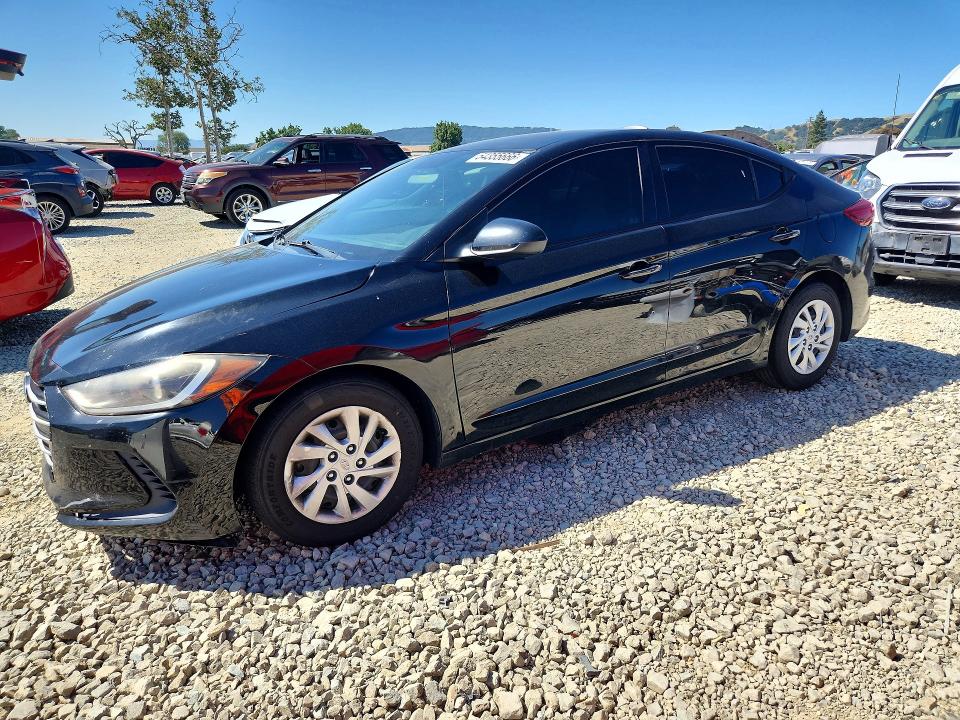 2017 HYUNDAI ELANTRA — VIN 5NPD74LFXHH081382