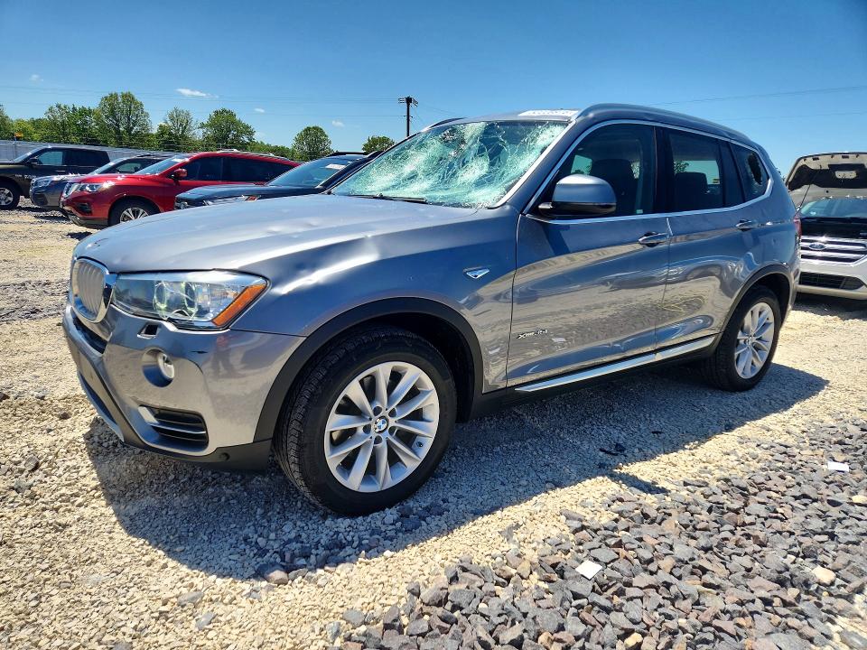 2016 BMW X3 — VIN 5UXWX7C57G0S15700