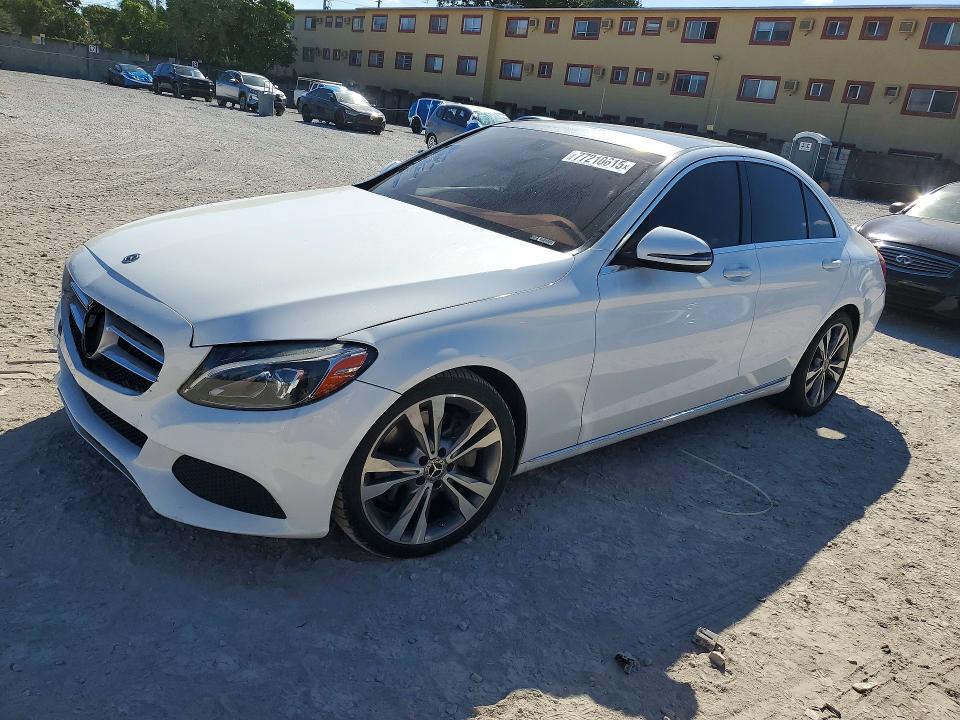 2018 MERCEDES-BENZ C — VIN WDDWF4JB8JR399713