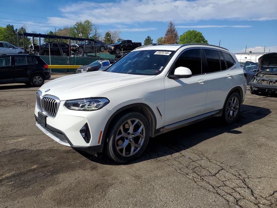 2022 BMW X3 — VIN WBX57DP08NN171610