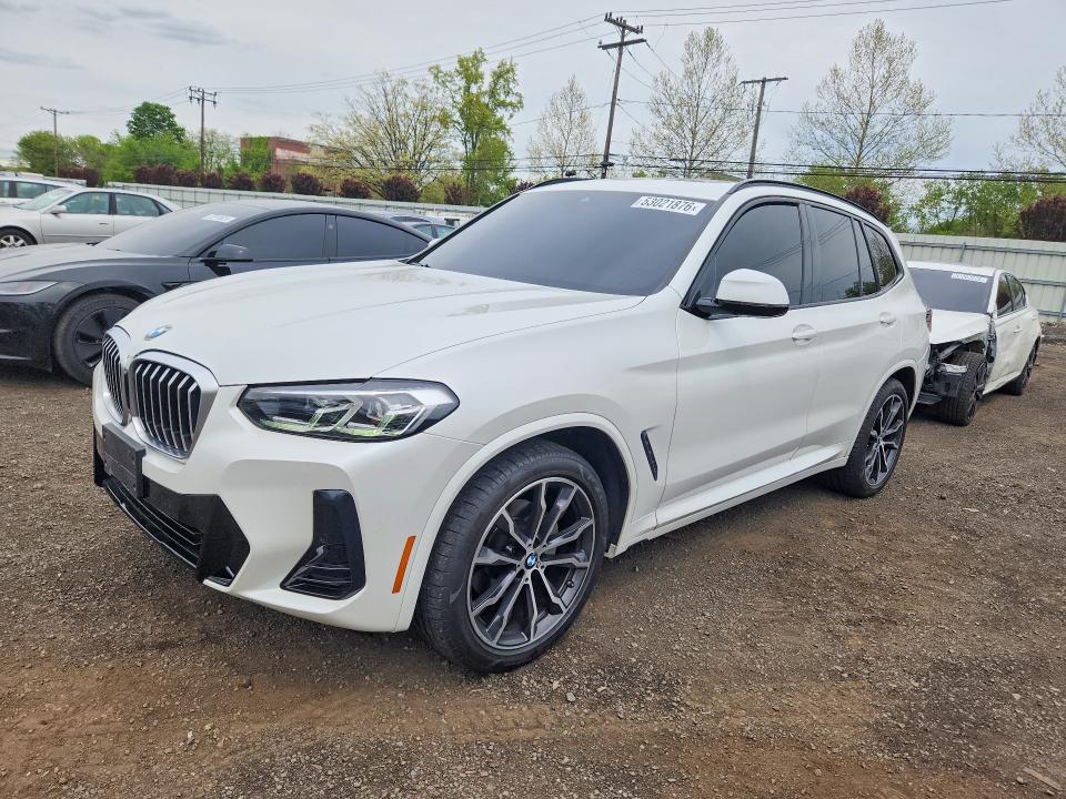 2022 BMW X3 — VIN 5UX53DP00N9M07070
