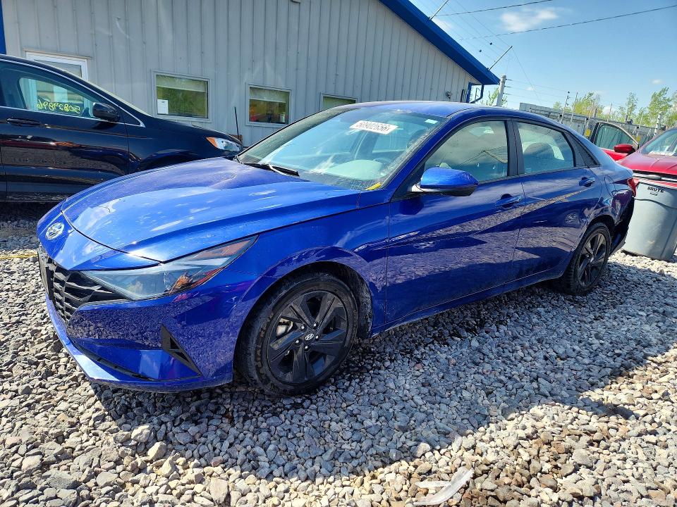 2022 HYUNDAI ELANTRA — VIN 5NPLS4AG3NH083024