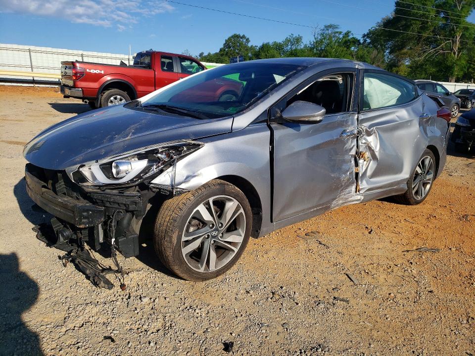 2016 HYUNDAI ELANTRA — VIN KMHDH4AE6GU536347