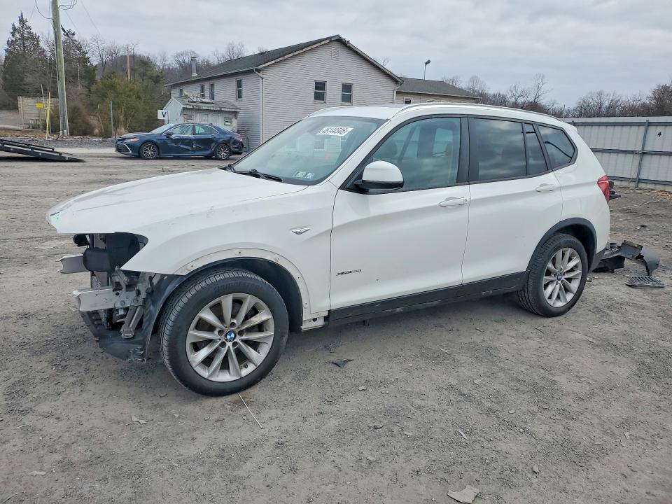 2017 BMW X3 — VIN 5UXWX9C35H0W75157
