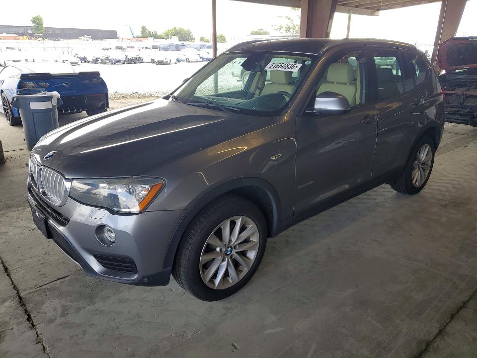 2017 BMW X3 — VIN 5UXWX9C56H0T13615