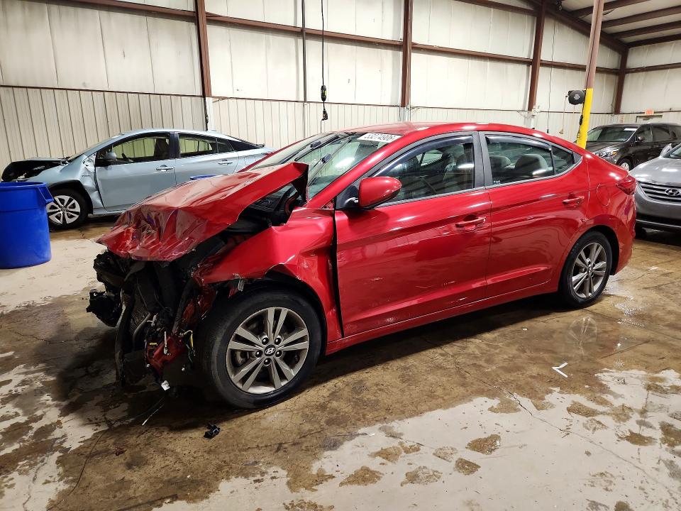 2018 HYUNDAI ELANTRA — VIN 5NPD84LF5JH318816