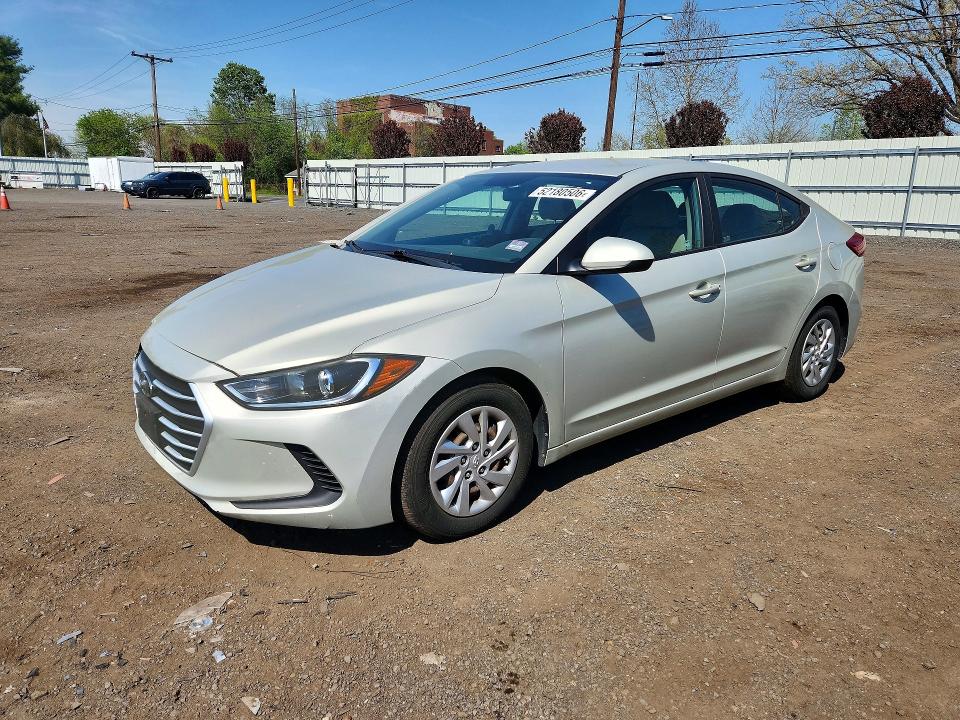 2017 HYUNDAI ELANTRA — VIN KMHD74LF5HU369876