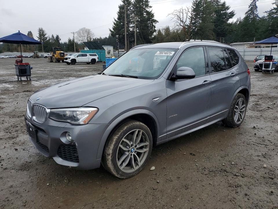 2016 BMW X3 — VIN 5UXWX9C59G0D94076