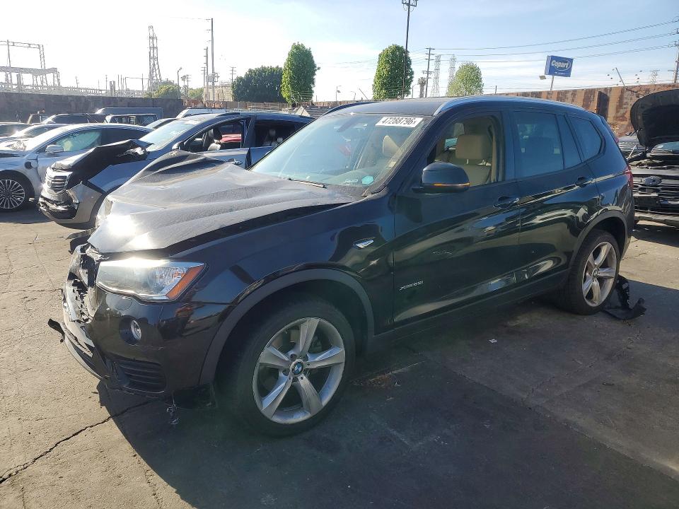 2017 BMW X3 — VIN 5UXWX9C31H0W68450